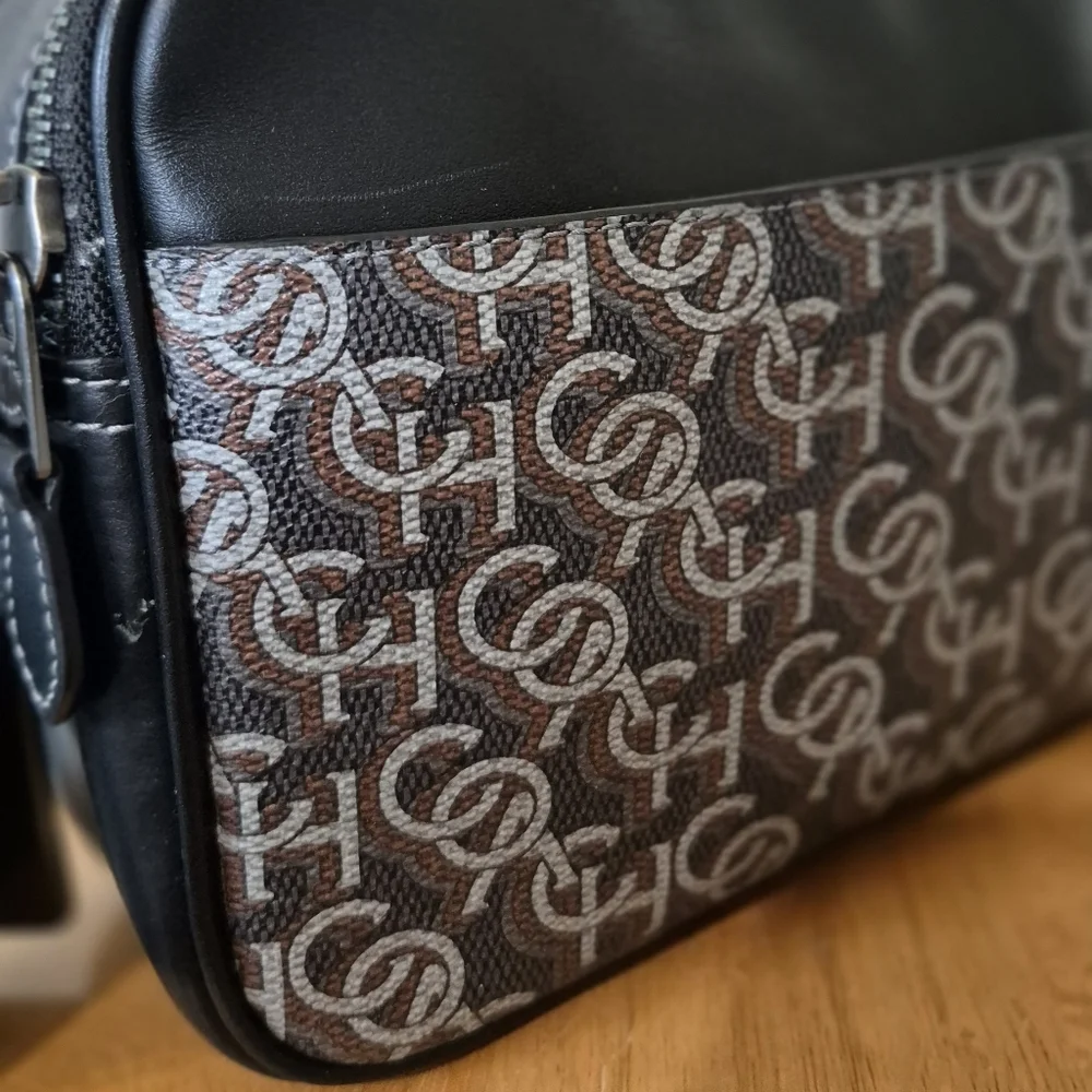 Coach CF484 Graham Midnight Crossbody Coach Monogram Print Canvas And Leather - Picture 9 of 16